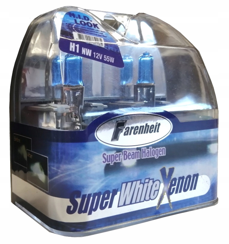 

Żarówki H1 55W Farenheit White Xenon 5000K