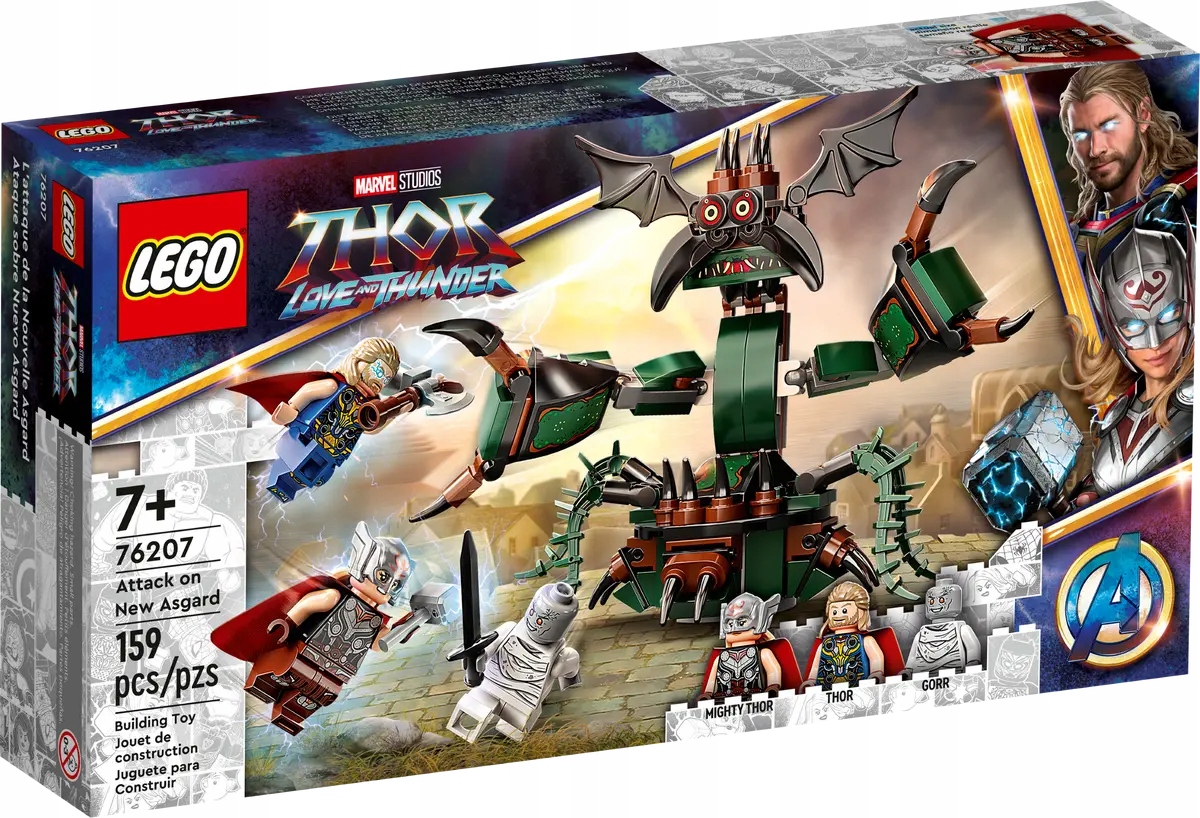 Lego – Hrdinové – Útok Na Nový Asgard – Sada Kostek – 76207