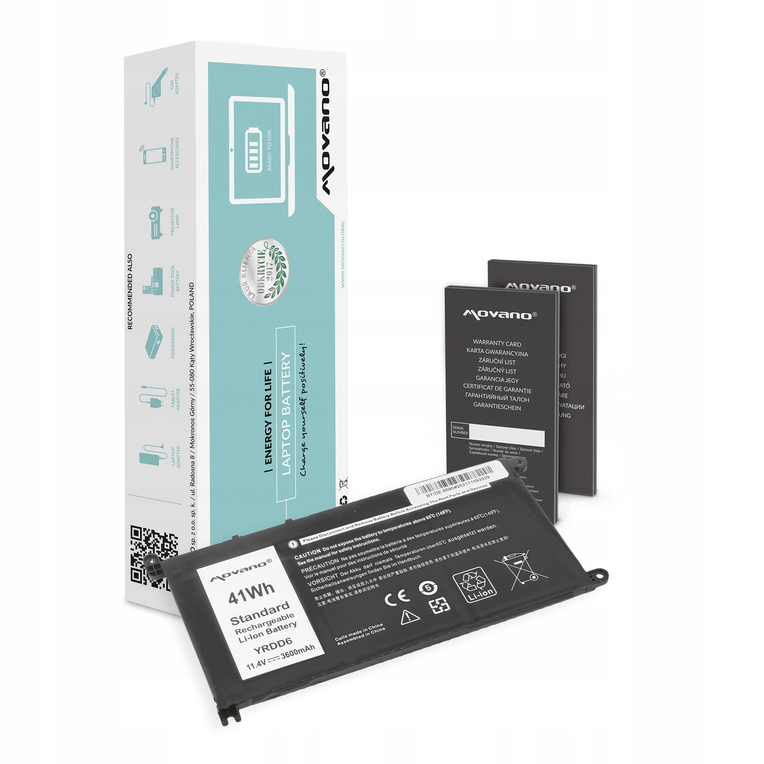 Bateria do Dell 3493 3582 3593 3793 5485 5488 5491 5493 5580 5584 5585 5590