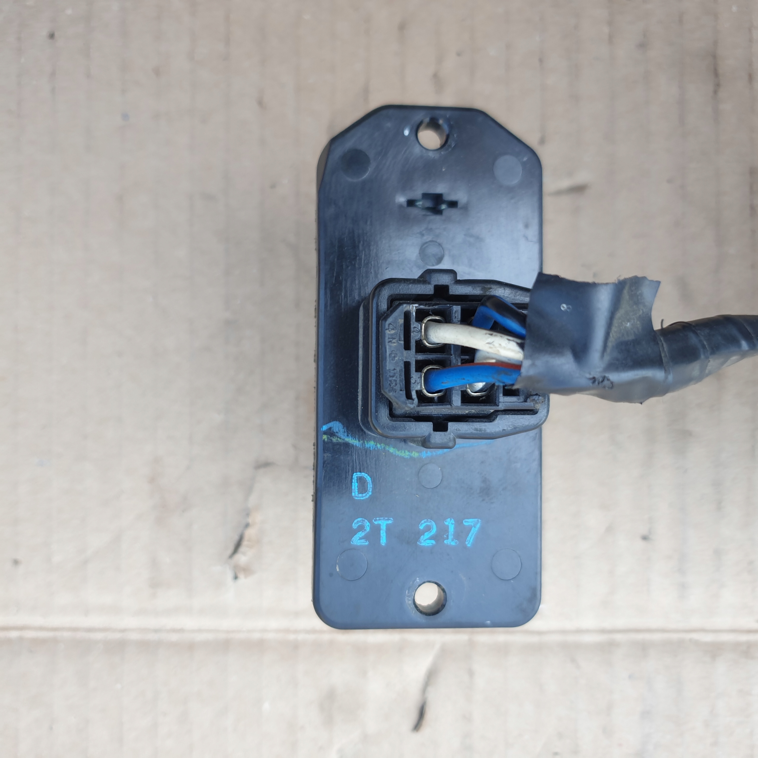 heater resistor HONDA PRELUDE IV 2T217