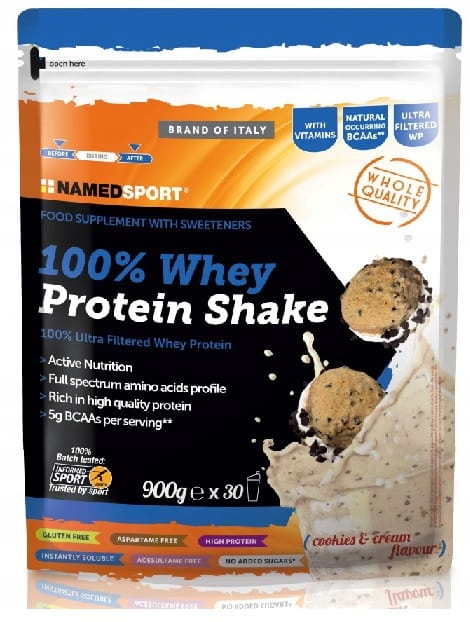 Whey Protein Shake protein 900 g Namedsport sušenka s krémem
