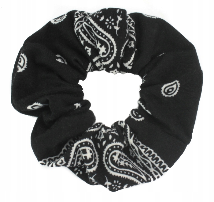 

Gumka Do Włosów Czarna Bandana Owijka