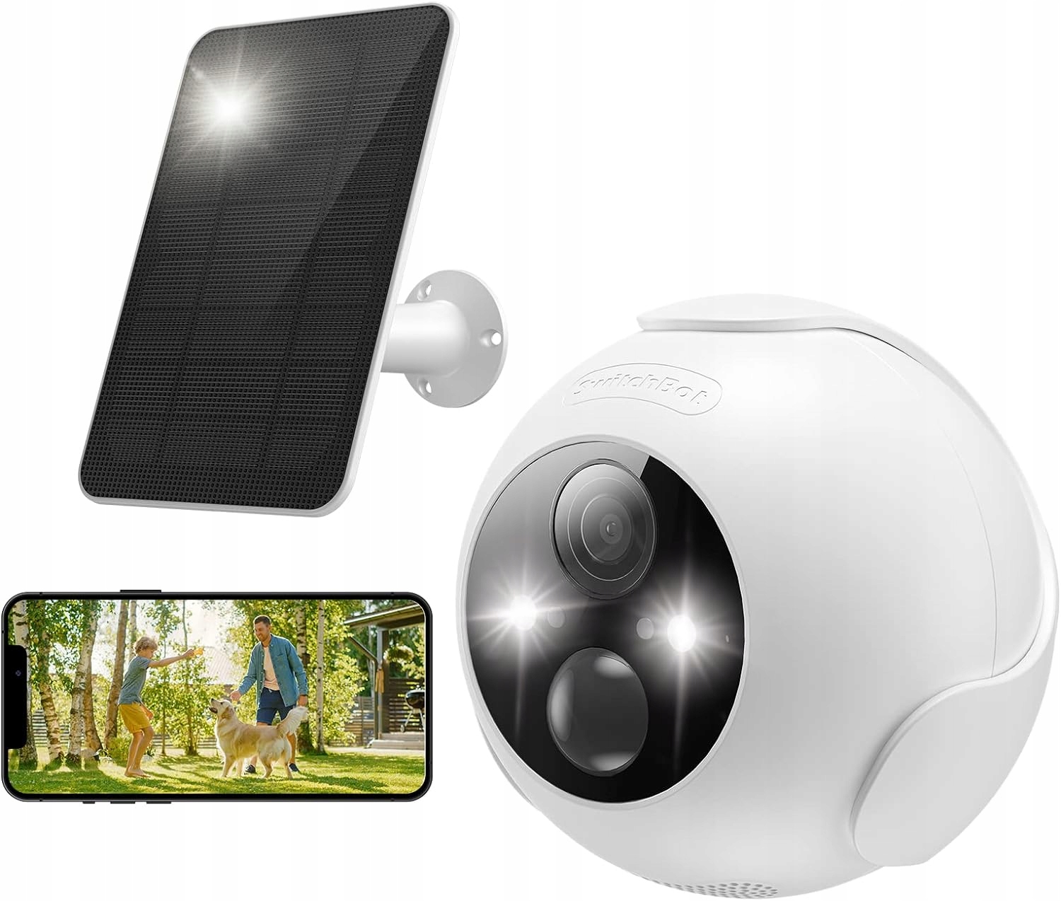 SwitchBot kamera zewnetrzna z panelem solarnym