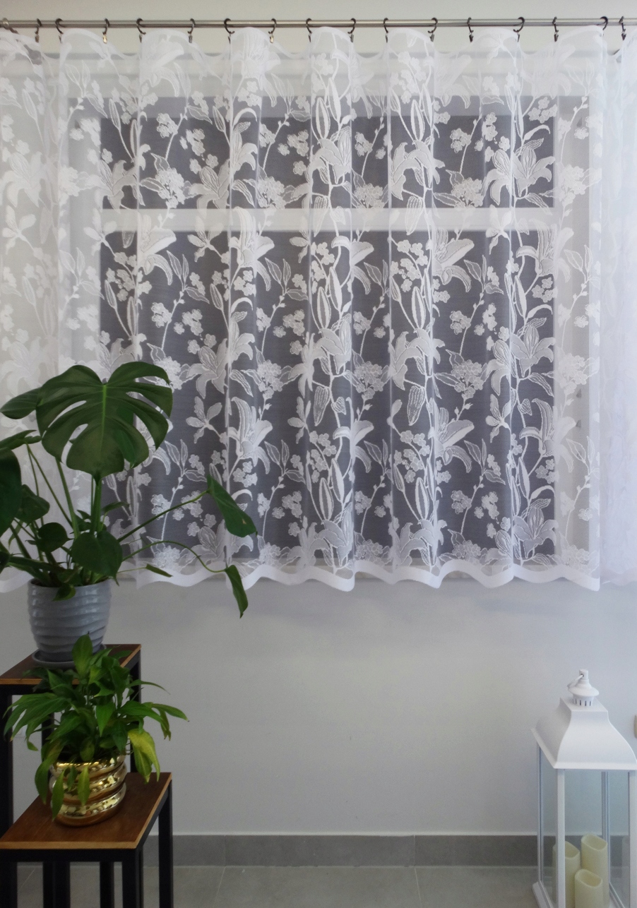 Mg Záclona 32432 Bílá 350x250 cm hotová s páskou M polský