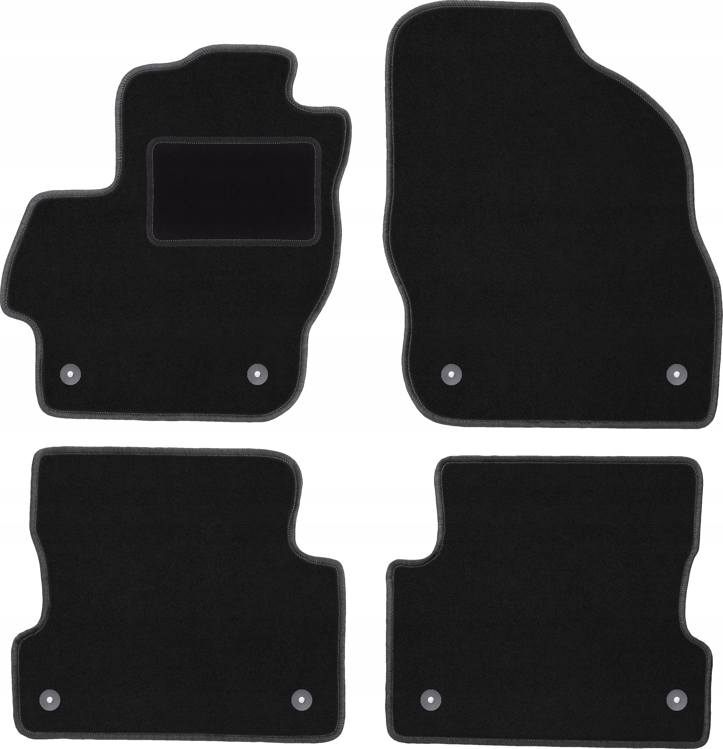 

Dywaniki welurowe kpl Basic do Mazda 3 II Bl 08-13