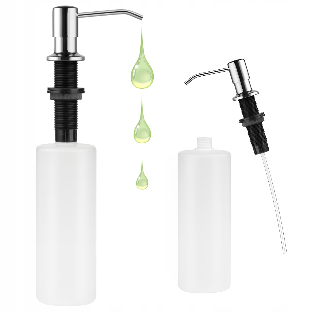 DOZOWNIK NA PŁYN DO MYCIA NACZYŃ LUB MYDŁO CHROM Materiał dominujący metal