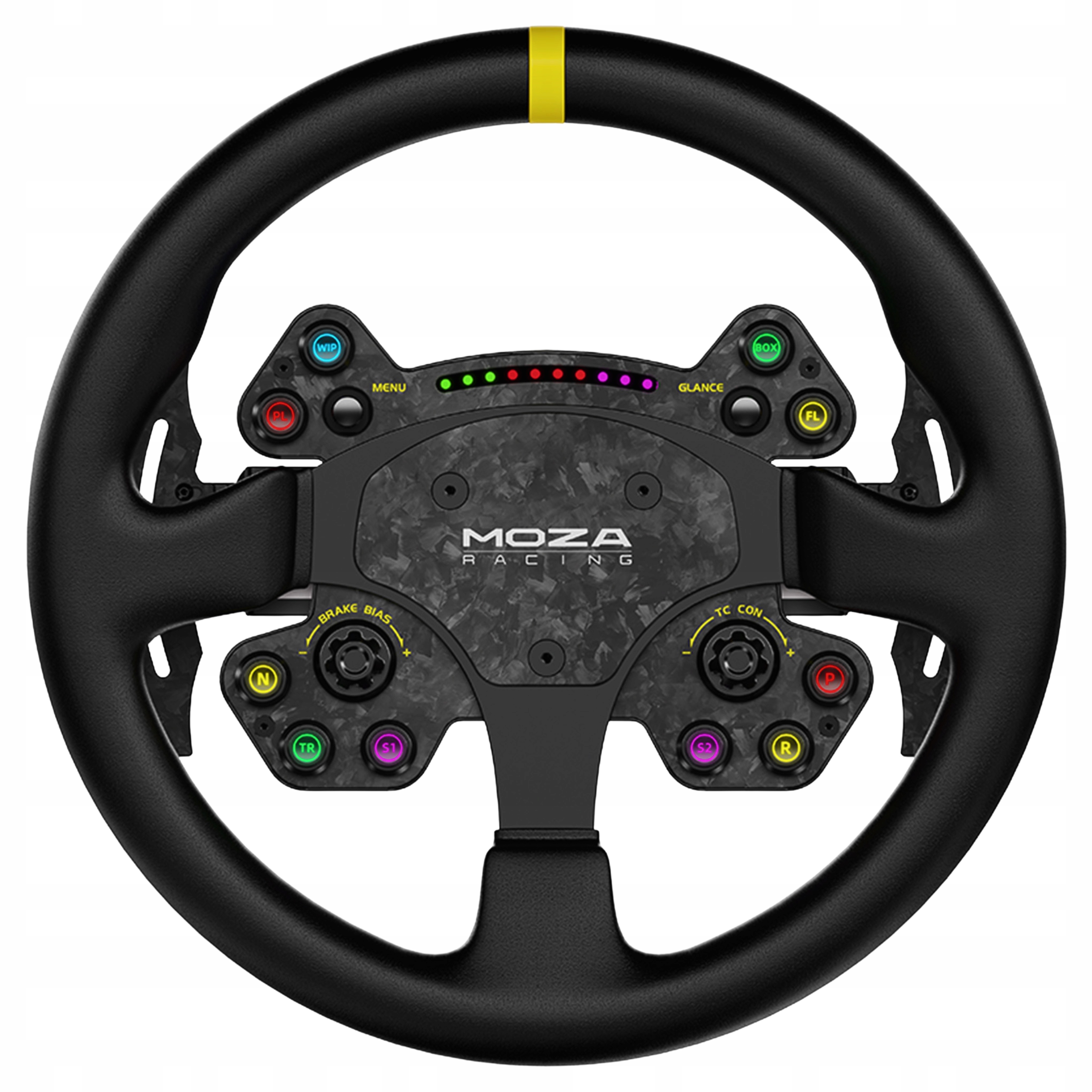 Herní volant Moza Racing Rs V2 RS25 13 palců, karbonová kůže, Rgb
