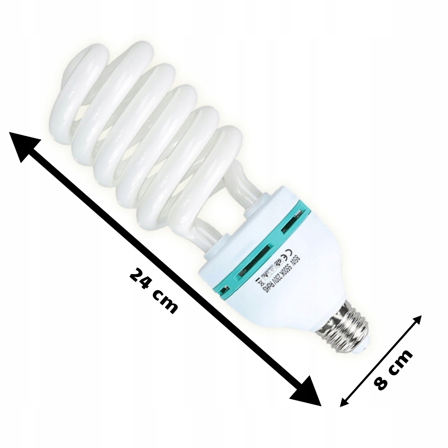 ŻARÓWKA FOTOGRAFICZNA E27 5500K ŚWIETLÓWKA STUDYJNA DO SOFTBOXA 85W 230V Liczba źródeł światła 1