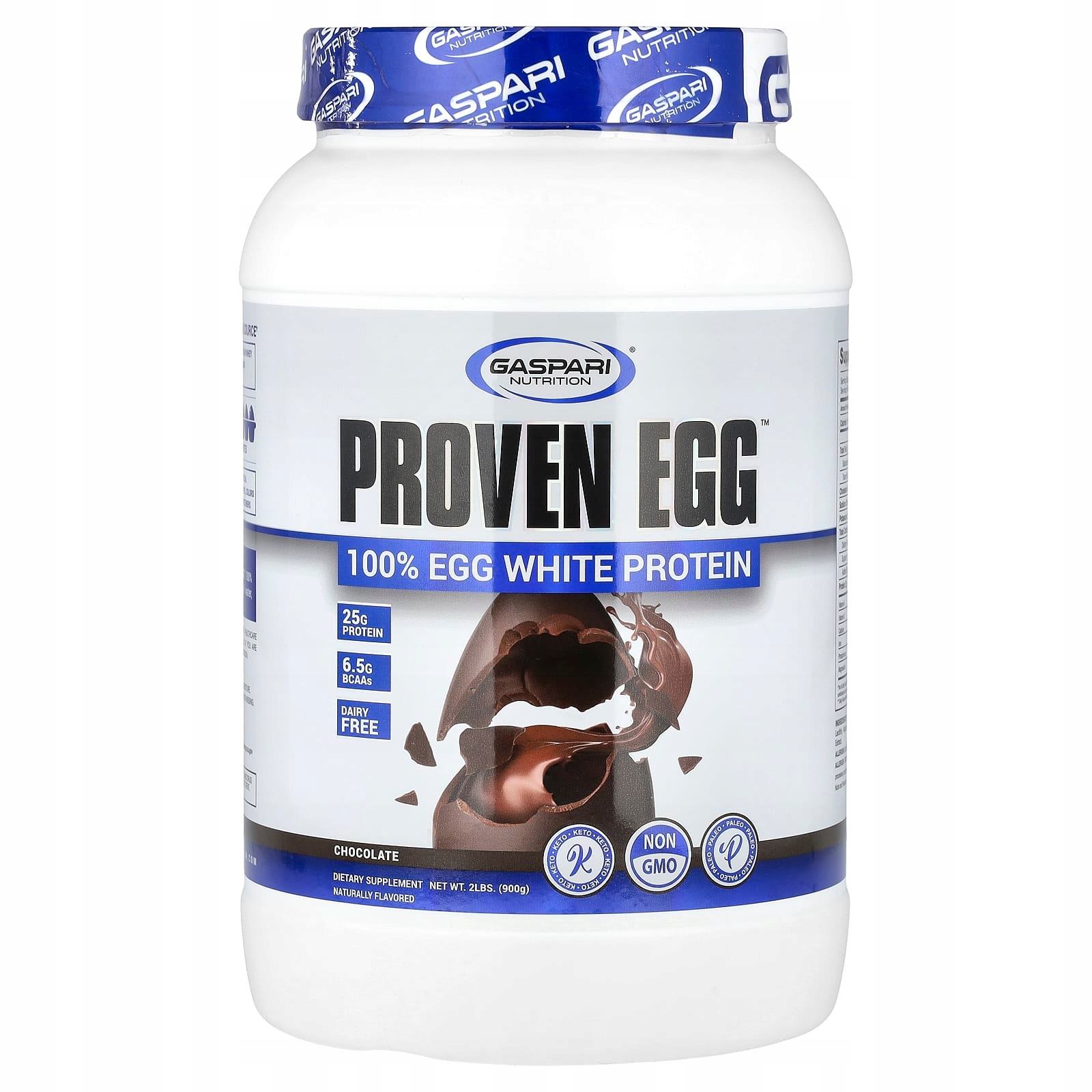 Gaspari Nutrition, Osvědčené vejce, 100% vaječný bílek, čokoláda, 9