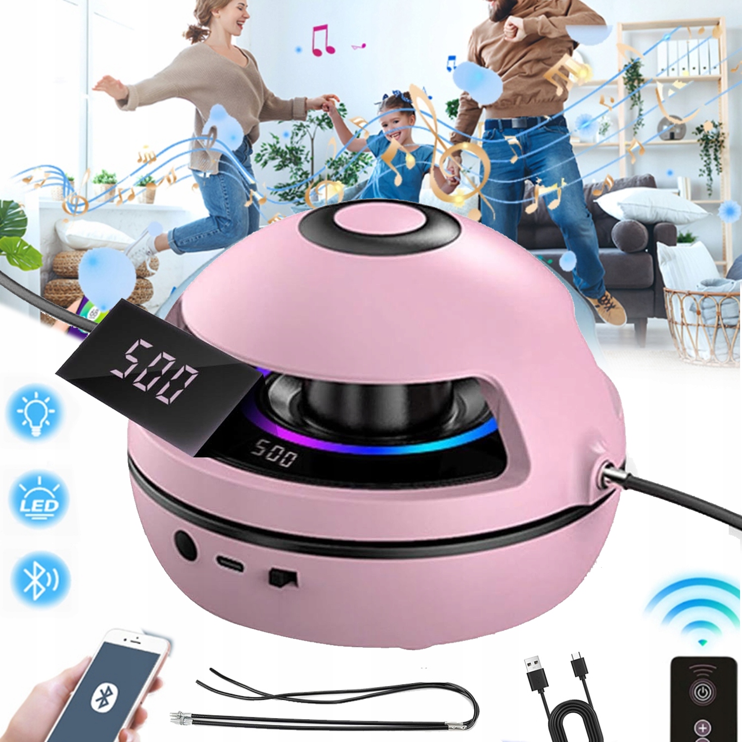 Skakanka Muzyczna Inteligentna Automatyczna Dla Dziecko Z Licznik Pilot