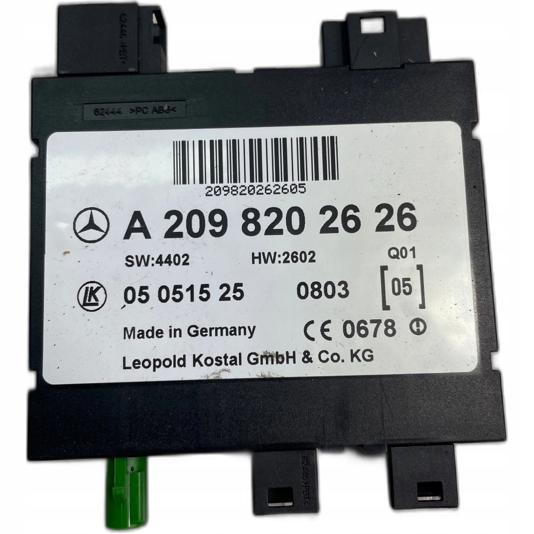 A2098202626 - MERCEDES CLK W209 драйвер модуль KEYLESS