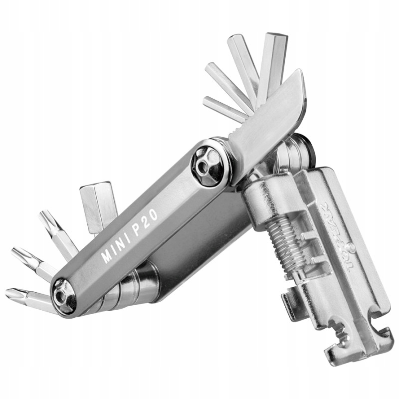 Topeak Multifunkční klíč Mini P20 stříbrný