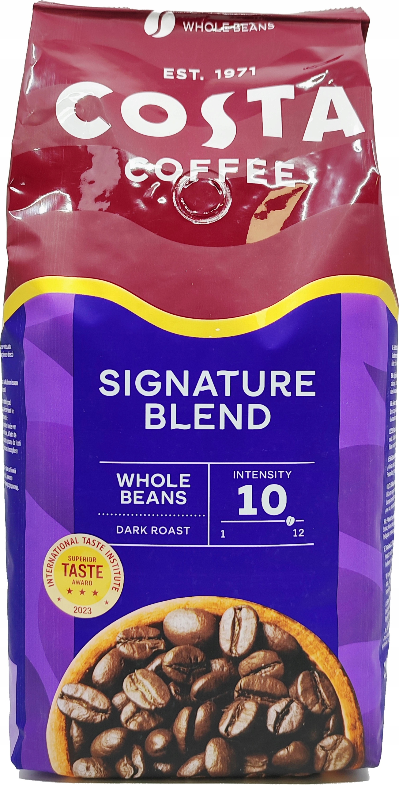 Levně Káva zrnková Costa Signature Blend Dark Roast 1000 gramů