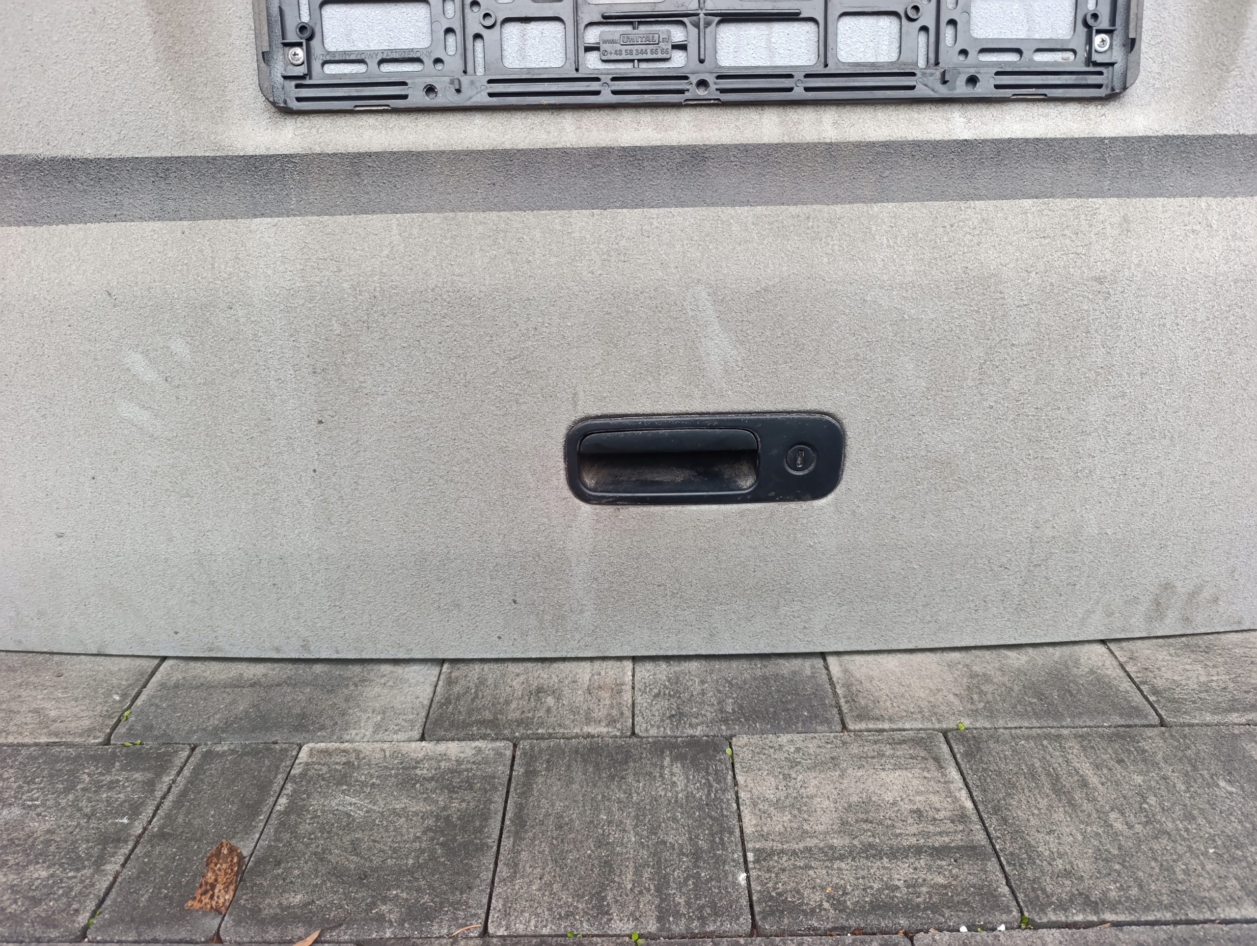 trunk door cover boot rear part VW T5 T5 LIFT grey