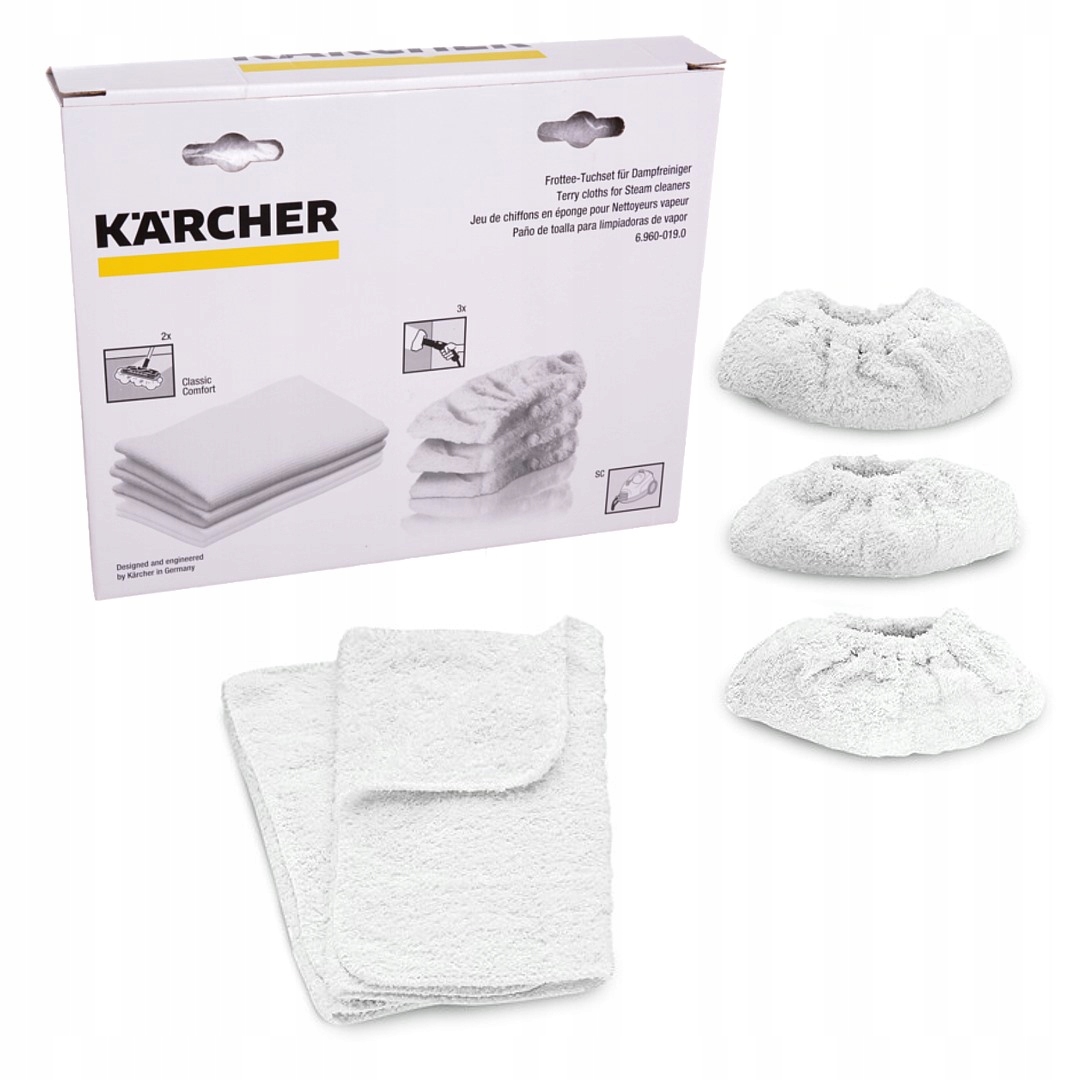 Sada 5 utěrek pro napařovač Karcher Sc 1 Sc 2 Sc Sc 3 Sc 4 Sc 5 Si 2 4