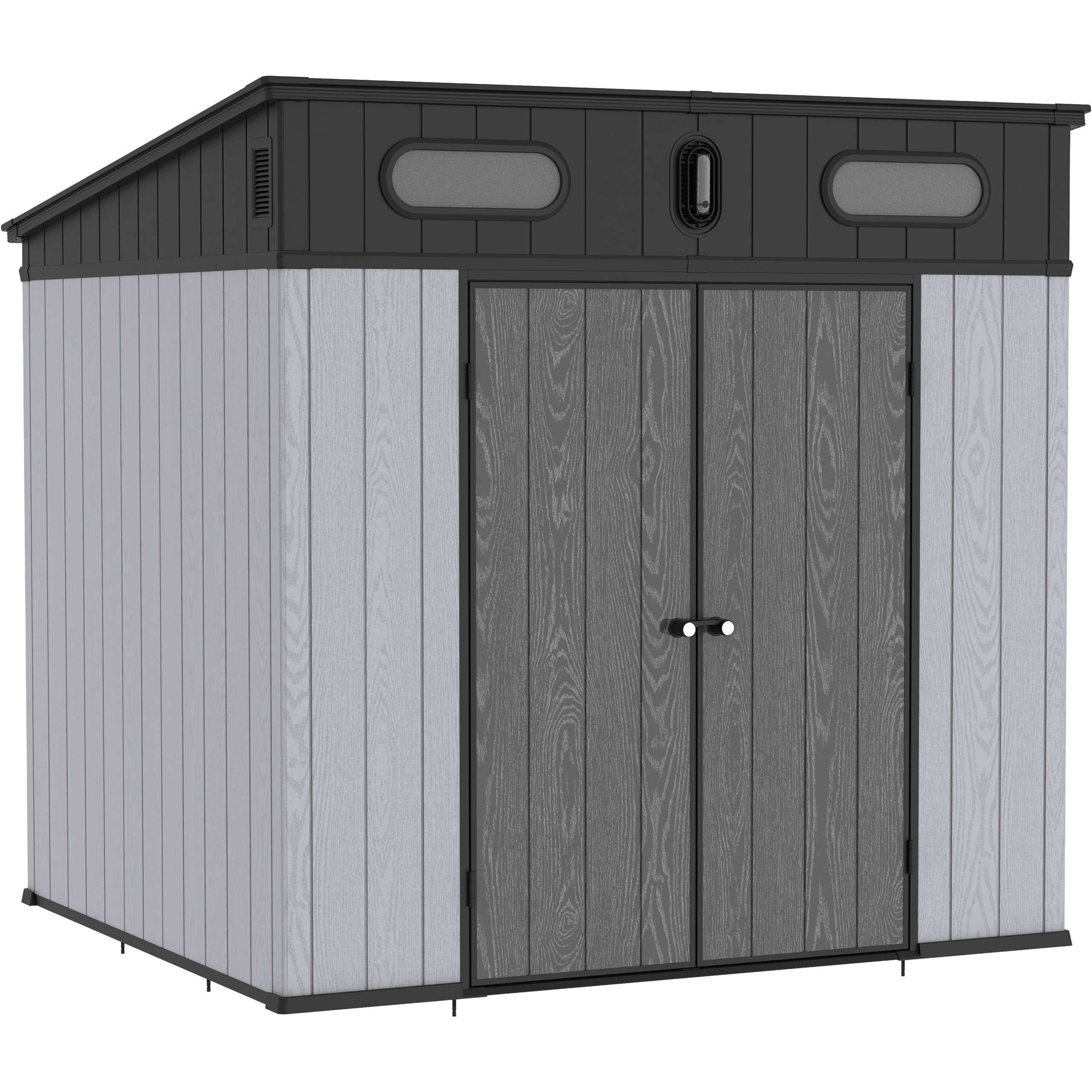 Domek Narzędziowy Premium Plastikowy do Ogrodu Corciano 240x210 cm Szopa
