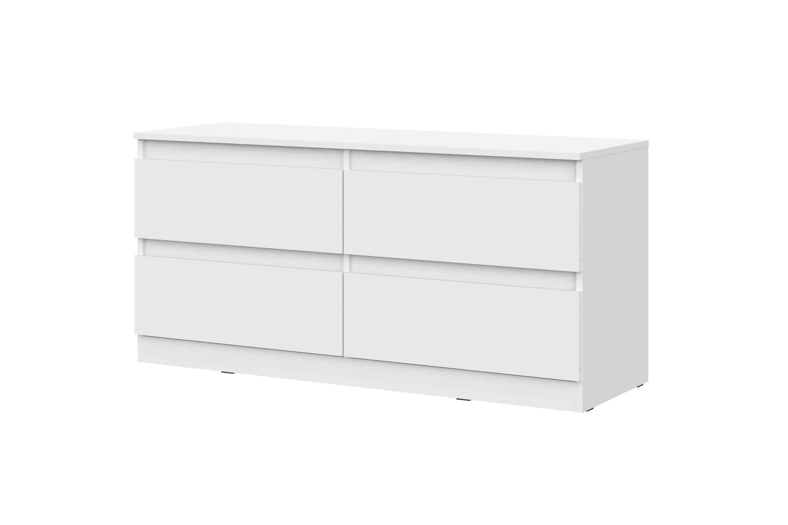 ТВ шкаф комод под ТВ белый матовый ящик 127 см STERN 4ja мебель-ремесло