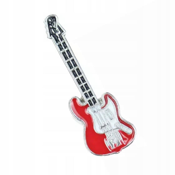 

Pinets przypinka Instrument Gitara bas elektryczna