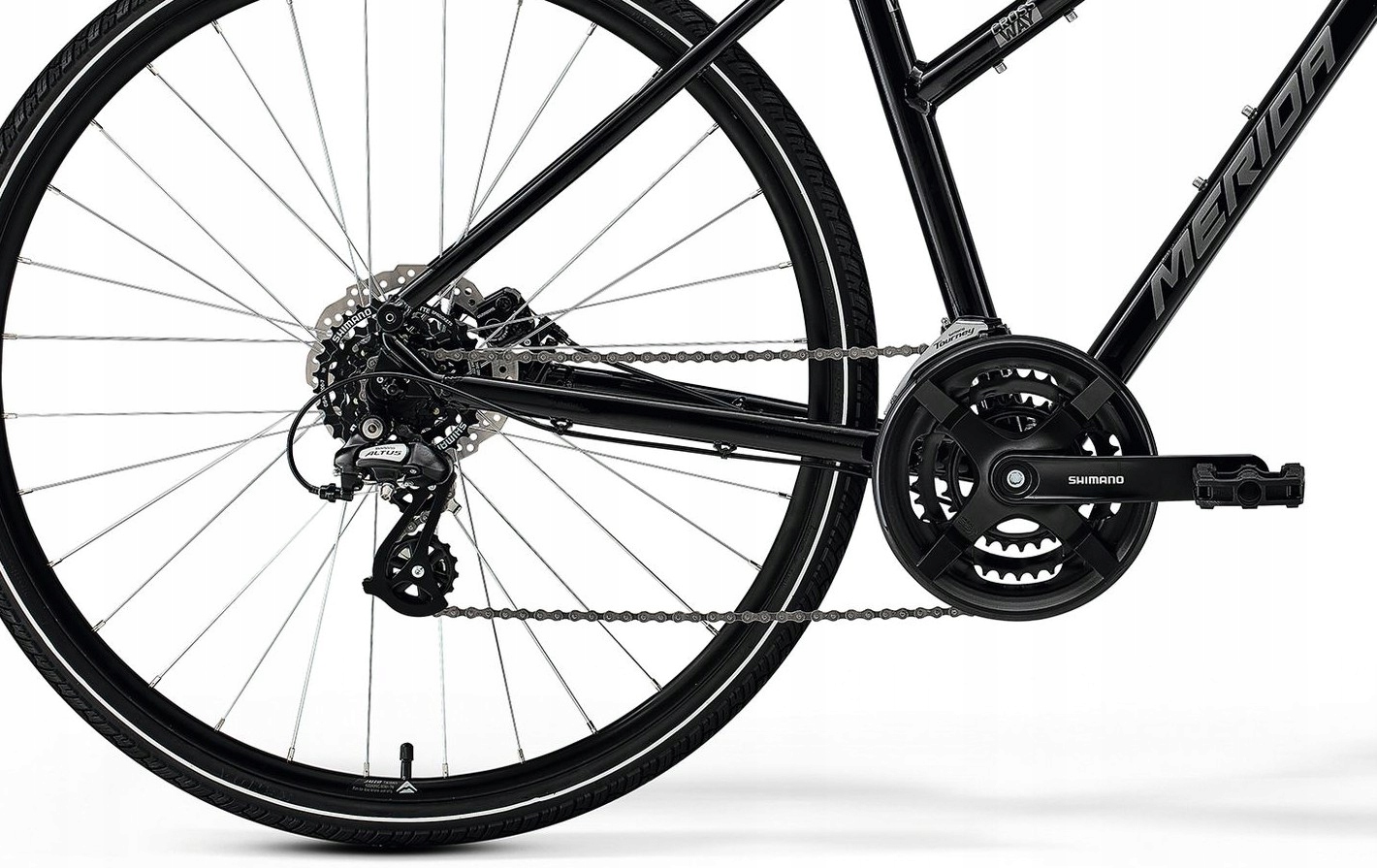 Rower MERIDA CROSSWAY 10 LADY S(47) BLACK(SILVER) Marka Merida