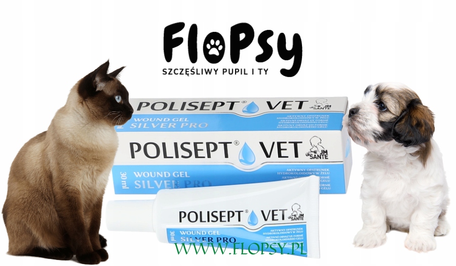 Levně Polisept Vet Wound Gel Silver Pro 30ml