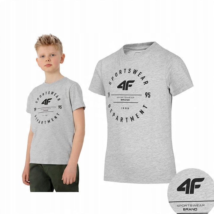 

Koszulka Chłopięca 4F T-shirt Bawełna 134