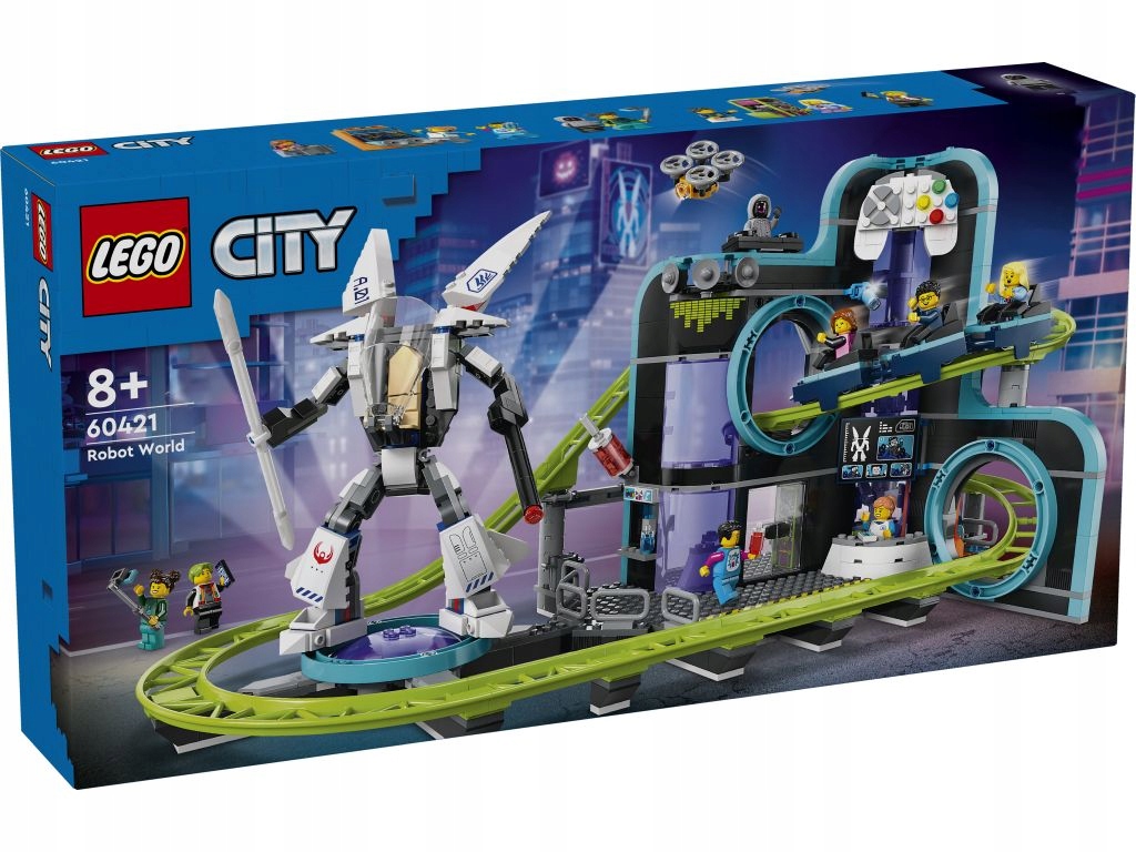 Lego 60421 City Park Svět robotů s horskou dráhou