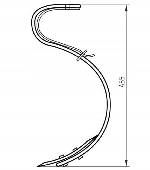 ZĄB ZAB KULTYWATORA KULTYWATOR REDLICZKA TABO Numer katalogowy części PK07-012