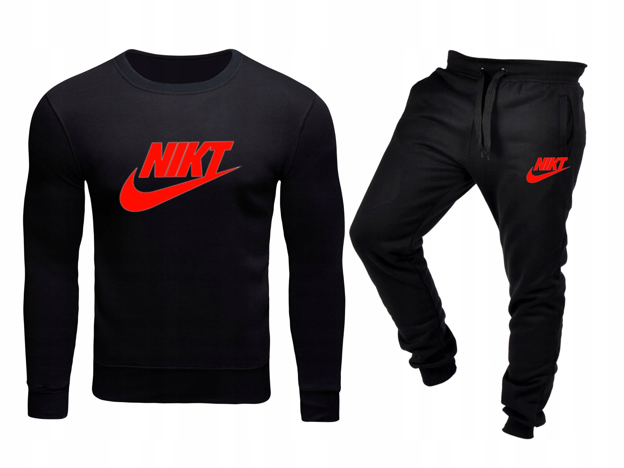 Pánská Teplákovka Tepláková Souprava Nikt Black M