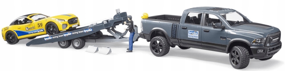 Auto Samochód dla DZIECI Dodge RAM 2500 z Lawetą Model SAMOCH DO ZABAWY DODGE RAM2500 Z LAWETĄ SAMOCHOD