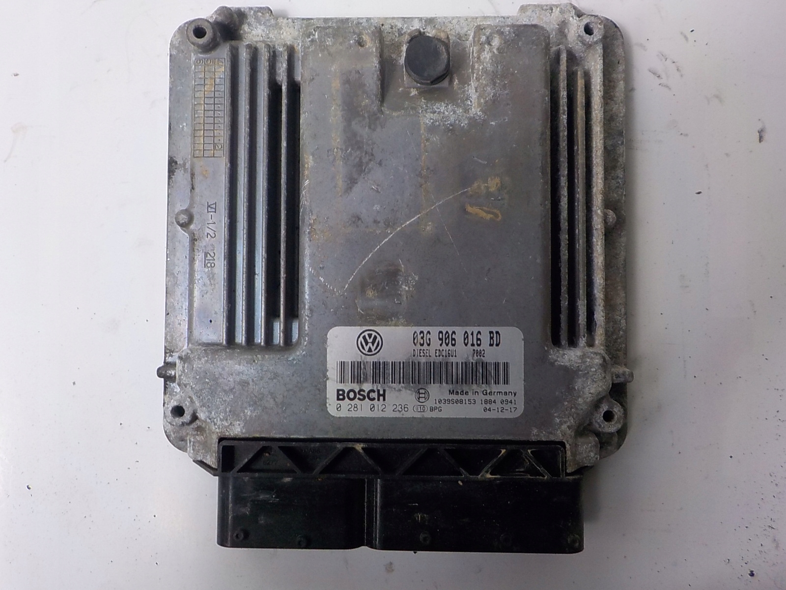 SKODA Computer Bedienteil 03G906016BD 0281012236