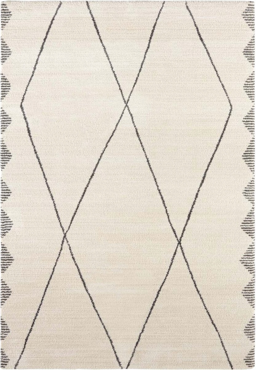 Koberec krémový boho koberec do obývacího pokoje, 200x290