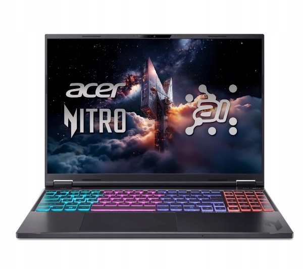 Laptop 15,6" Acer Nitro 16 Ai Ryzen Ai 9 365/64GB/2TB/Win11P RTX5070Ti