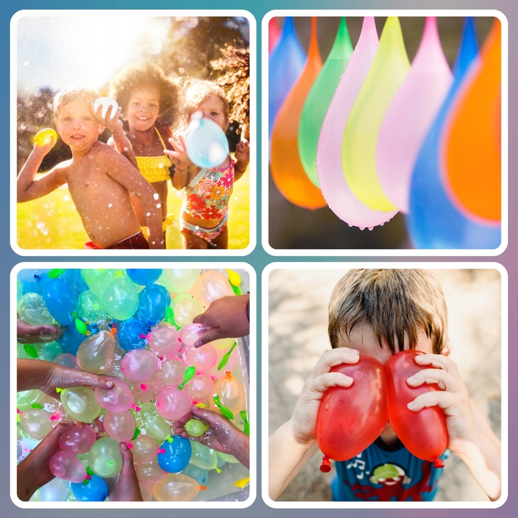 BOMBY WODNE BALONY BALONIKI NA WODĘ AUTOMATYCZNE ZESTAW 111szt Rodzaj balony wodne