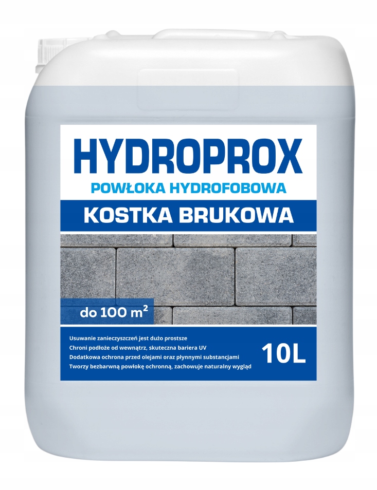 Hydroprox Hydrofobní Povlak Na Dlažební Kostky – 10 L