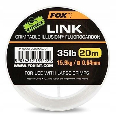 Fox CAC791 Link Illusion Flurocarbon 35lb 20m