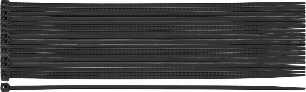 Neo Opaski zaciskowe Extreme 2.5 x 200 mm, czarne, 100 szt.