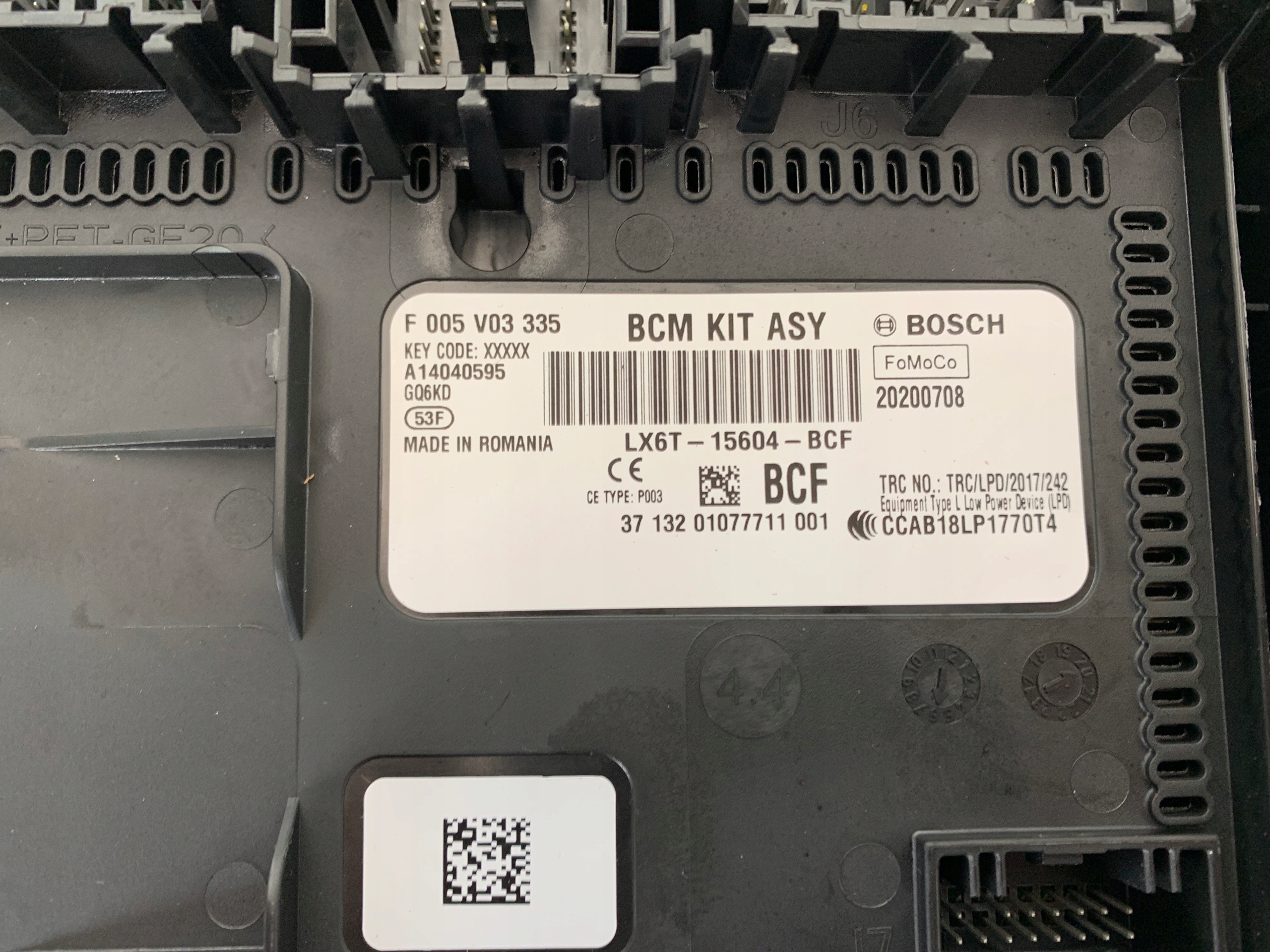 FORD KUGA III MK3 MODUŁ STEROWNIK BCM BCI 2.5 PHEV Numer katalogowy części LX6T-15604-BCF