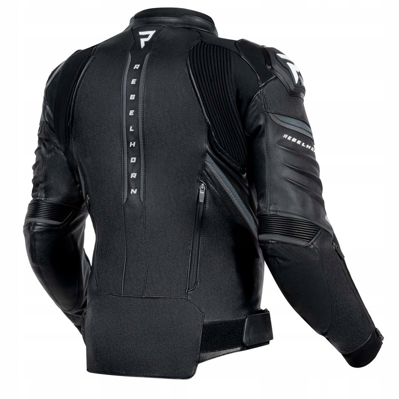 KURTKA SKÓRZANA REBELHORN VELOCE BLACK/WHITE (62) Rozmiar 62