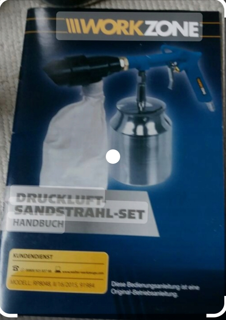 Сжатый воздушный пескоструйный пистолет 2 кг