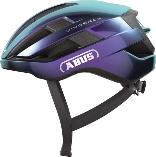 Abus Cyklistická přilba Wingback flip flop purple M