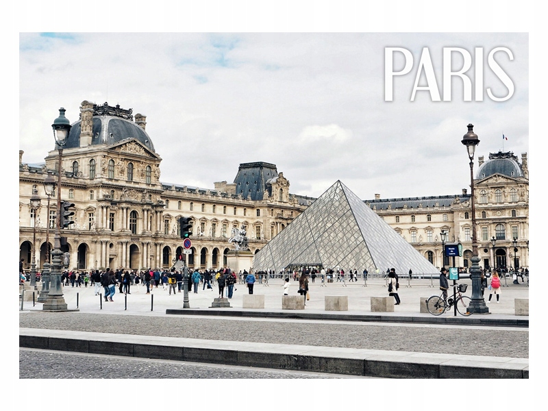 

Paryż Musée du Louvre Plac Magnes na lodówkę