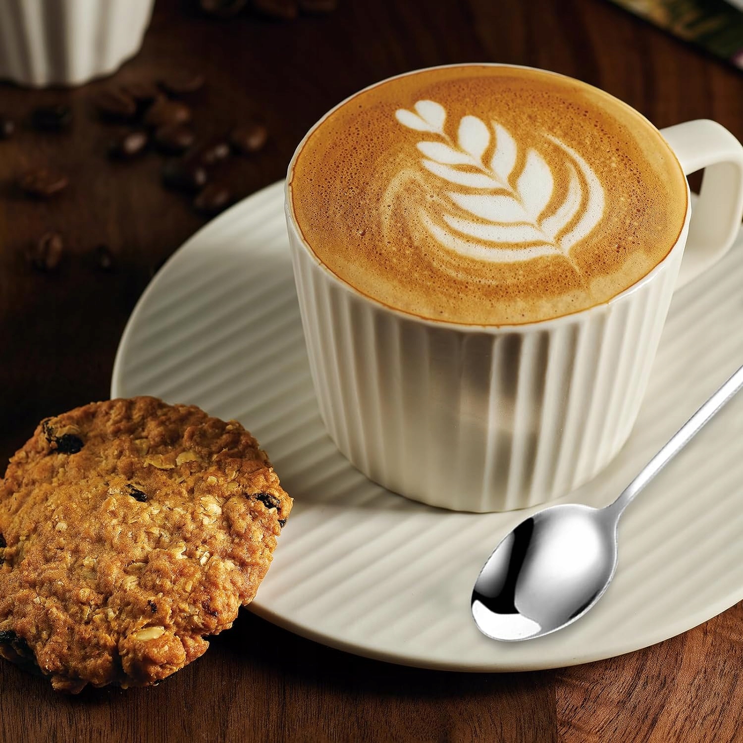 ŁYŻECZKA ŁYŻECZKI DO KAWY LATTE LODÓW DESERÓW DESEROWE DŁUGA KOMPLET 6szt Kod producenta 70138536