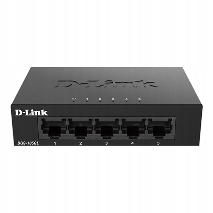 D-Link Przełącznik Ethernet DGS-105GL/E Bez zarządzania Stacjonarny