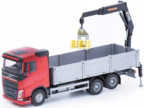 Emek Volvo Fh New červená převodovka, zadní jeřáb