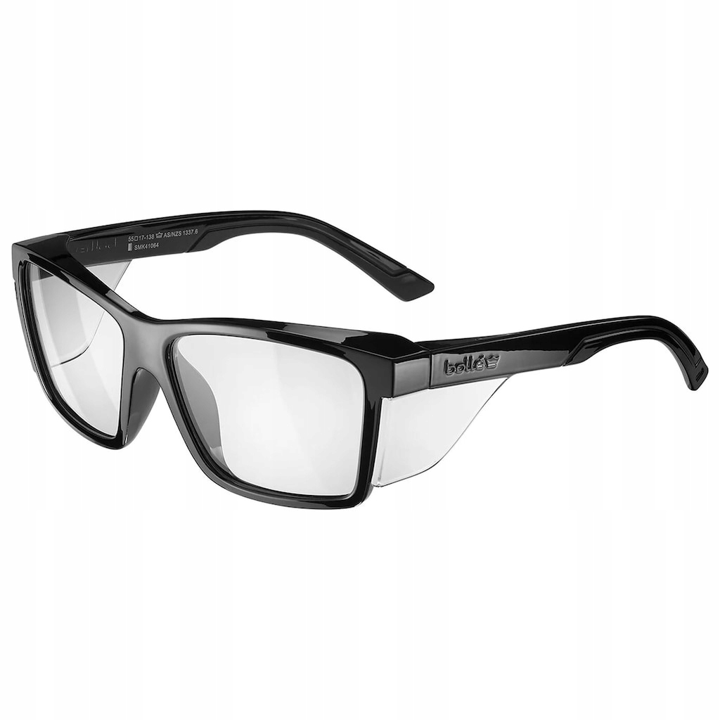 Okulary ochronne Bolle Stks 420 Shiny Black/Clear