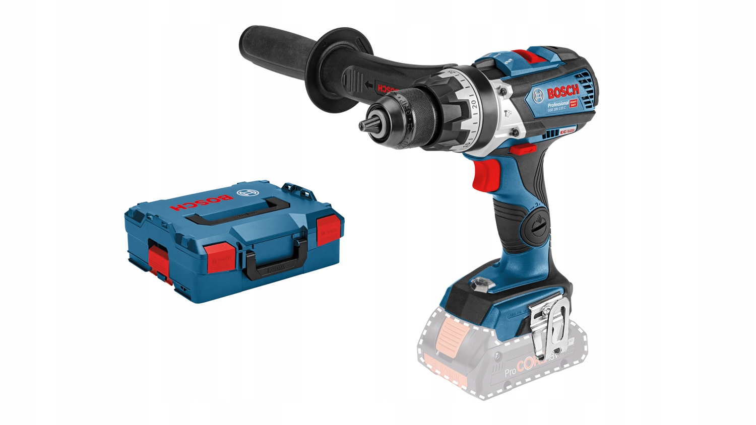 

Wiertarko-wkrętarka udarowa Bosch Gsb 18V-110 C