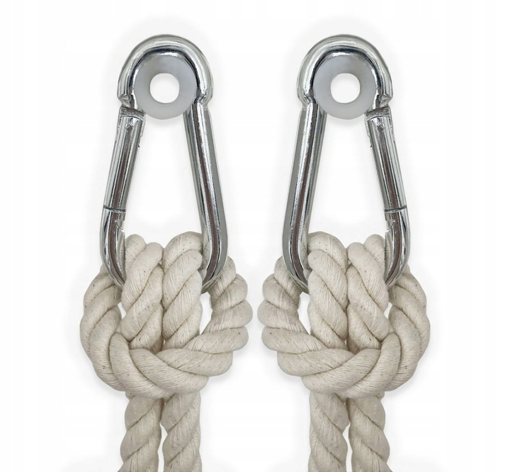 BABYSTEPS HUŚTAWKA DO POKOJU DZIECIĘCEGO ECRI ZESTAW +PASY +HAKI Marka Baby Steps