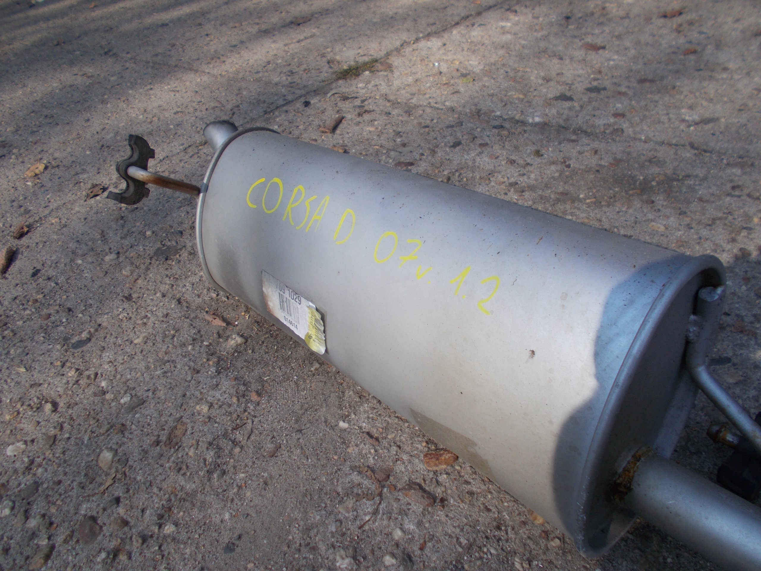 OPEL CORSA D 1.2 B 07R muffler, exhaust
