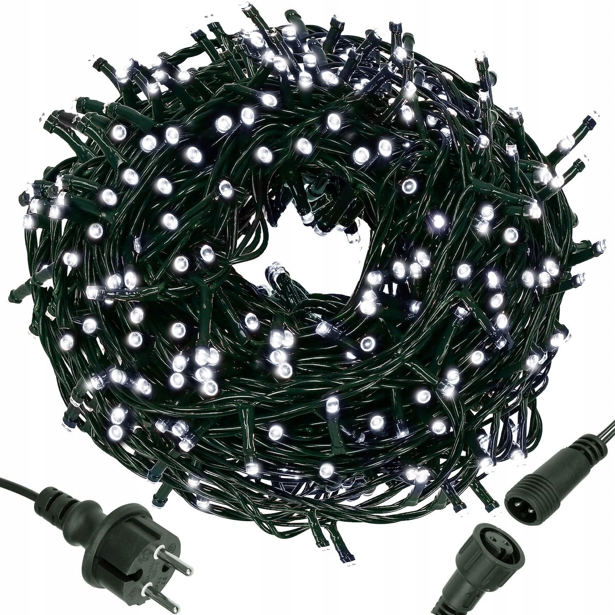 

Lampki Na Choinkę Zewnętrzne Girlanda 500LED Stałe