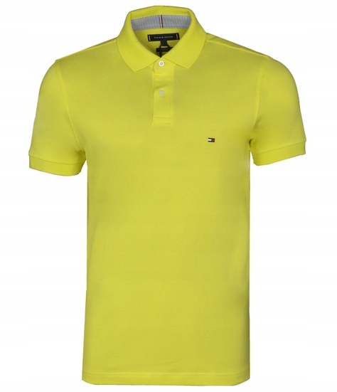 Tommy Hilfiger pánské polo žluté kanárkové, S
